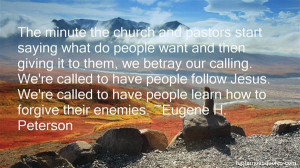Message Eugene Peterson Quotes