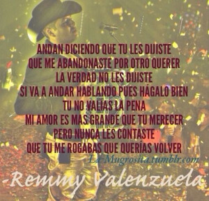 Remmy Valenzuela - Te Tocó Perder