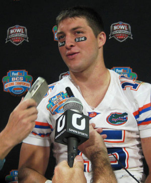 Tebow has said that his priorities are firstly his faith in God, then ...