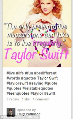 ... quotes of Taylor Swift, when in fact they are the quotes of Adolf