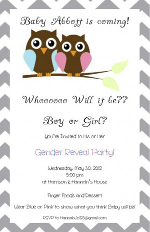 wear you guess at the baby reveal party | Gender Reveal Party – It ...