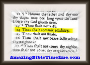 Is There A Bible That Says Thou Shalt Commit Adultery?