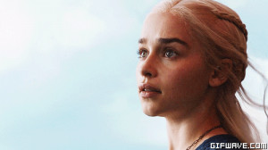 Queen daenerys targaryen emilia clarke targaryen dany gif