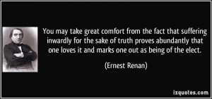 You may take great comfort from the fact that suffering inwardly for ...