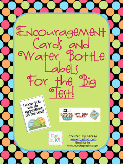 Encouraging Words For Students Taking A Test Test encouragement cards
