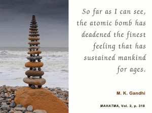 ... 67th anniversary of atomic bombing on Hiroshima, on 6th August 1945