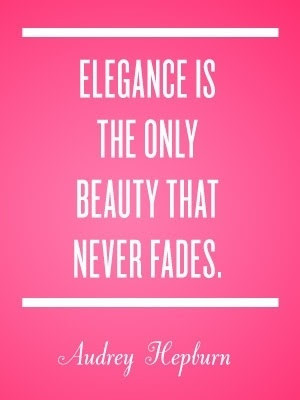 ... is the only beauty that never fades. - Audrey Hepburn style quotes