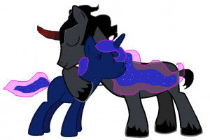 King Sombra And Princess Luna Mommy and daddy (princess luna