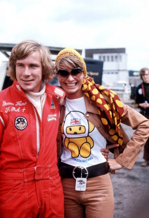 ... of f1 driver james hunt 1974 james hunt with his wife suzi during the