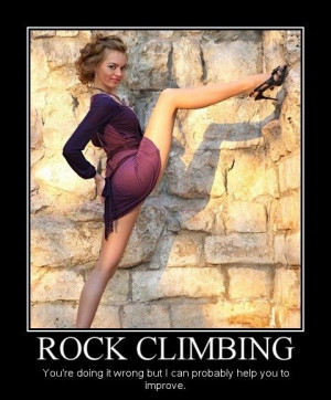 Rock Climbing #funny