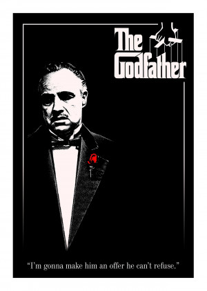 Godfather Poster Quotes Movies The Godfather Poster