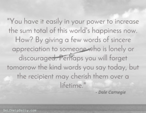 Dale Carnegie Quote About Happiness
