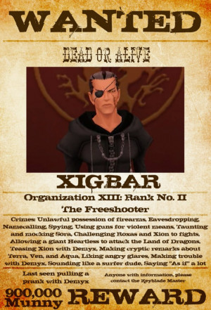Wanted: Xigbar by gttorres