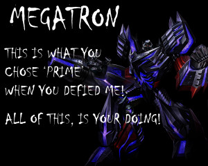 Transformers The Game Megatron