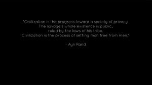 Ayn Rand quote by macerai