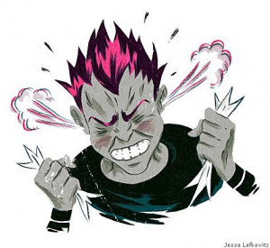 man is about as big as the things that make him angry.