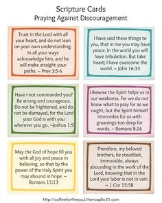 Feeling Discouraged? 6 Scriptures to Pray Through - Coffee For the ...