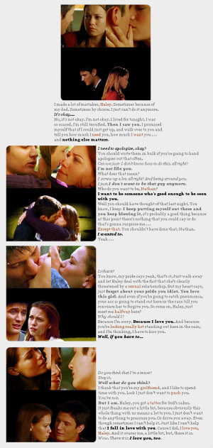 One Tree Hill Quotes Naley quotes