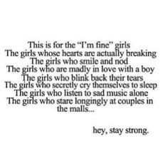 here s to the girls and the boys i m one of the i m fine girls