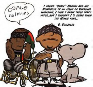 gangster snoopy and charlie brown Image