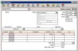 Peachtree - Sales Quotation and Sales Order