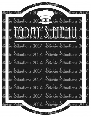 ... situations chalkboard labels today s menu large chalkboard decal