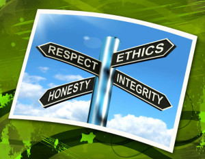 Respect Honesty Ethics Integrity Clip Art
