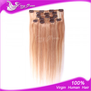 Blonde Ombre Ombre-indian-clip-in-remy-27-613-strawberry-blonde ...