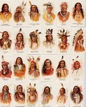 Famous chiefs and warriors.