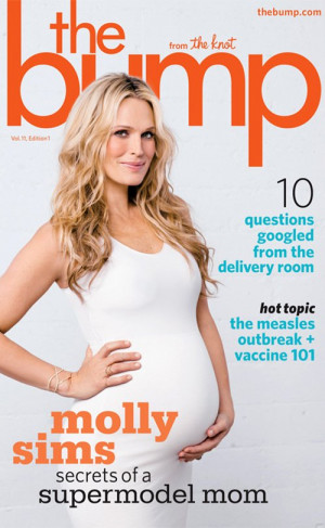 Pregnant Molly Sims Brings Today’s Quote
