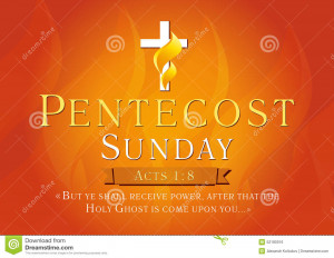 Pentecost sunday card