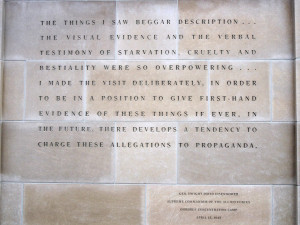 On the way back to the Metro station, I snapped a picture of the ...