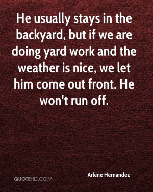 Yard Work Quotes