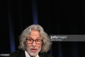 Bob Mankoff Cartoon Editor The New Yorker speaks onstage at the PEN