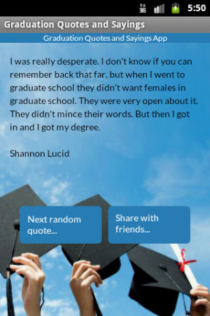 Graduation Quotes and Sayings - screenshot