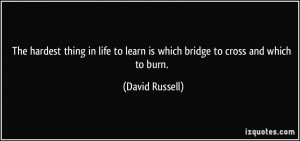 More David Russell Quotes