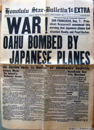 Honolulu Star Bulletin, December 7, 1941