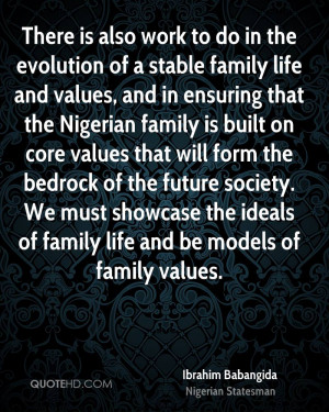 Ibrahim Babangida Society Quotes