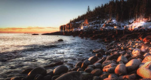 Otter Cliff in Acadia National Park, Maine (© Nate Parker Maine ...
