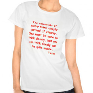 nikola tesla quote tee shirt