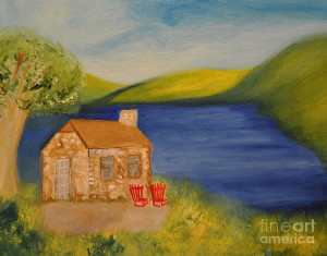 The Peace Solitude Painting