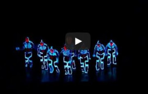 Amazing TRON dance. OMG... sooo cool!