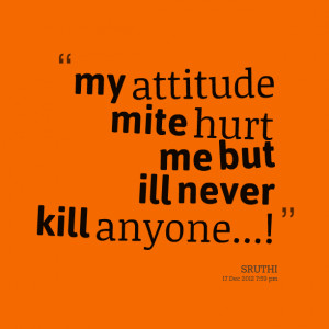 Attitude Quotes About Sayings
