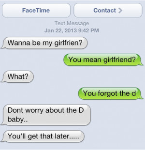 Tags Girlfriend , Text Messages | Permalink |
