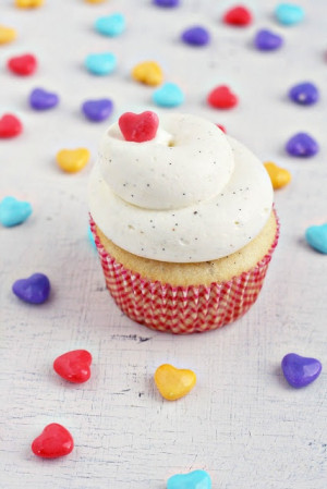 dinner or dessert: vanilla bean cupcakes
