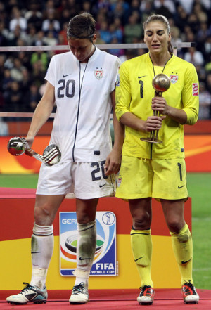 Hope Solo and Abby Wambach Photograph