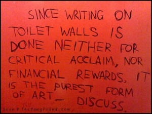 Hilarious Bathroom Graffiti