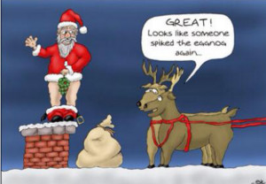 Funny adult christmas cartoon
