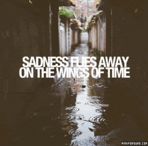... ://www.pics22.com/sadness-fliess-away-the-wings-of-time-action-quote