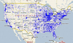 This map displays specific American Recovery and Reinvestment Act ...